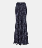 Etro Floral embroidered maxi skirt