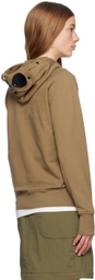 C.P. Company Khaki Goggle Hoodie