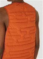 Classic Liner Sleeveless Jacket in Orange