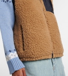 Miu Miu Wool-blend teddy down vest