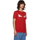 Fendi Red Tired Eye Bag Bugs T-Shirt