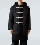 Comme des Garçons Homme Quilted wool duffel coat