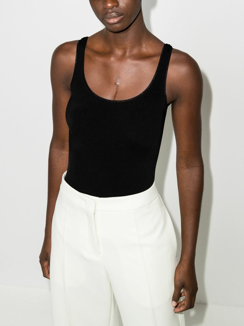 Wolford Jamaica String Bodysuit Scoop Neck