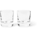 Kingsman - Higgs & Crick Set of Two Crystal Shot Glasses - Neutrals