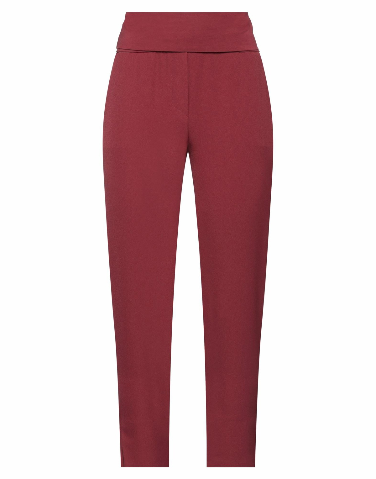 Manila Grace Womens Pants Burgundy