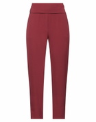 Manila Grace Womens Pants Burgundy