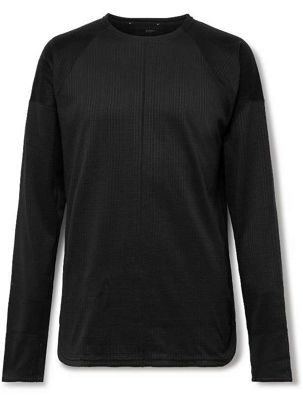 Photo: Nike Training - Yoga Logo-Embroidered Textured Dri-FIT Top - Black