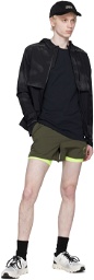 7 DAYS Active Khaki Two-In-One Shorts