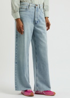 Frame Le Low Baggy Wide-leg Jeans Blue