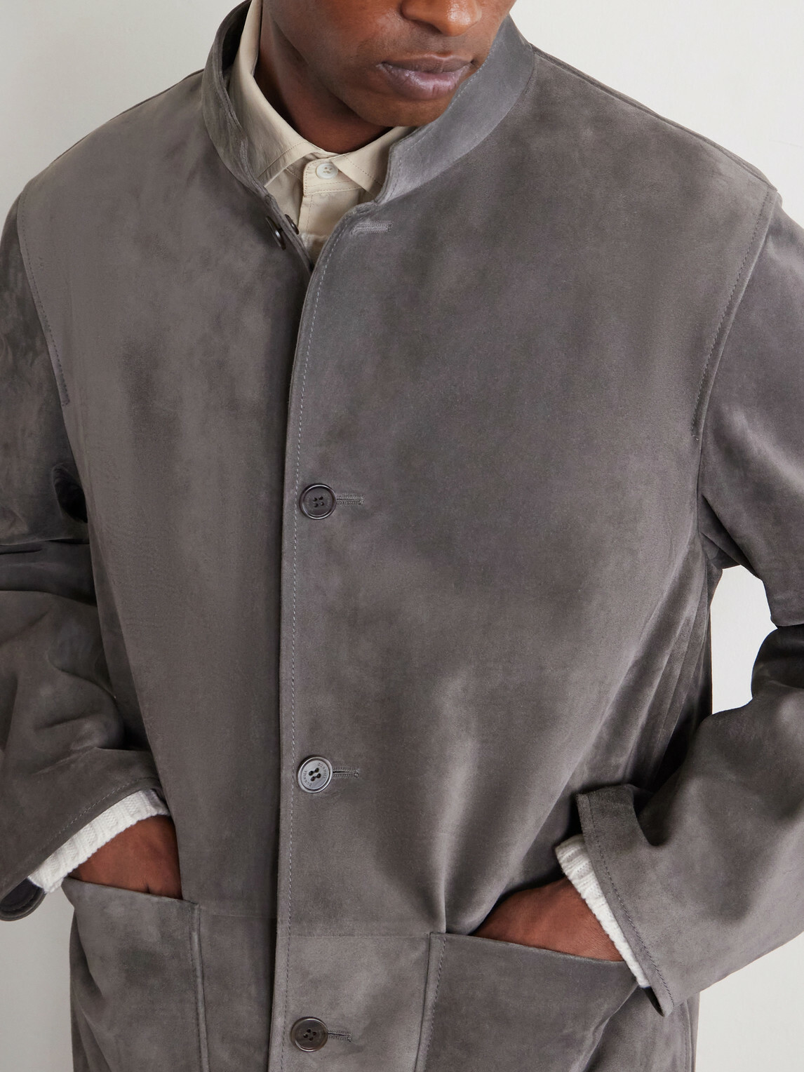 Dunhill - Suede Jacket - Gray