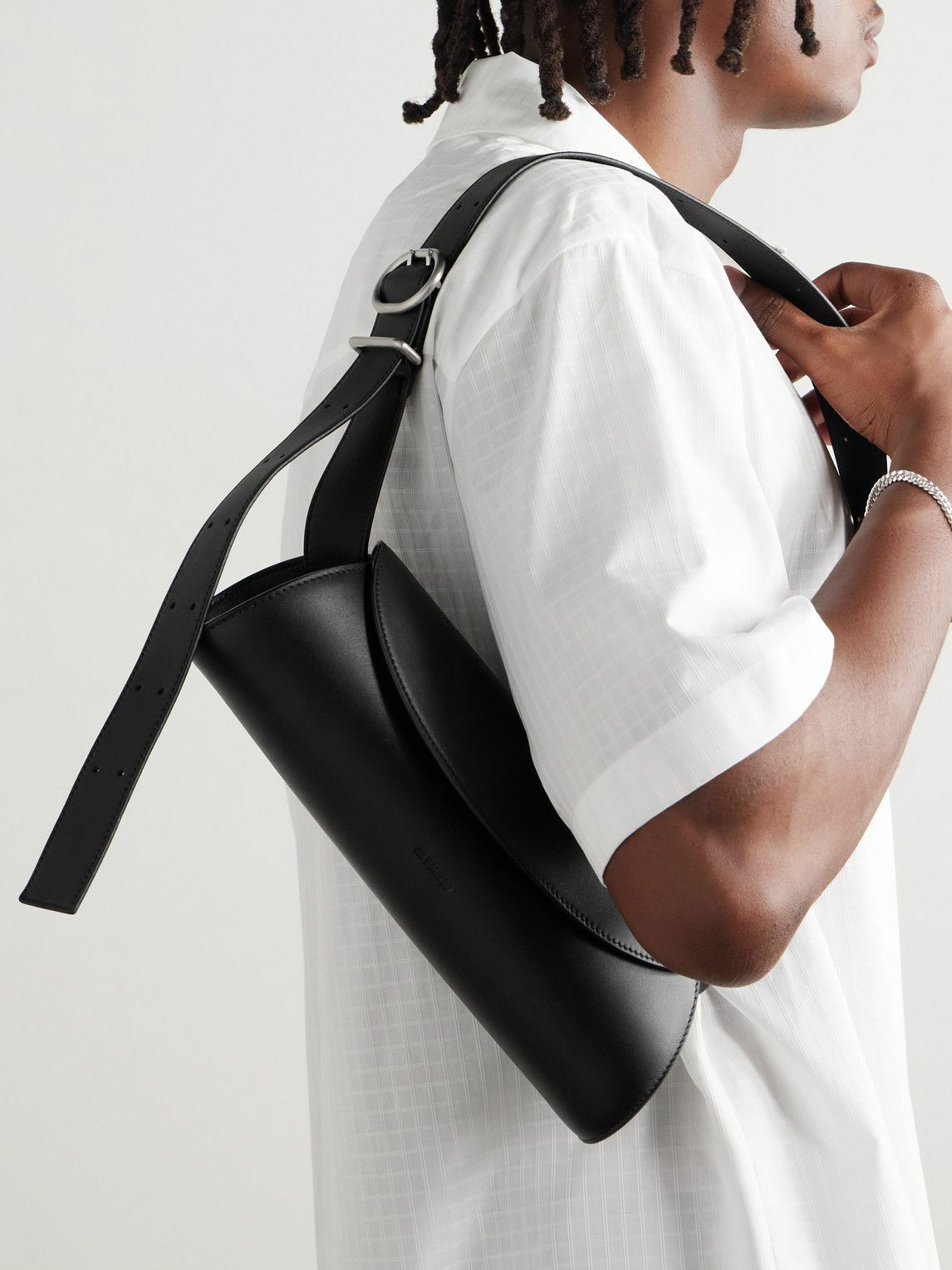 Jil Sander - Cannolo Small Leather Messenger Bag
