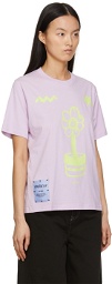 MCQ Pink Flower Pot T-Shirt