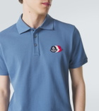 Moncler Logo cotton piqué polo shirt