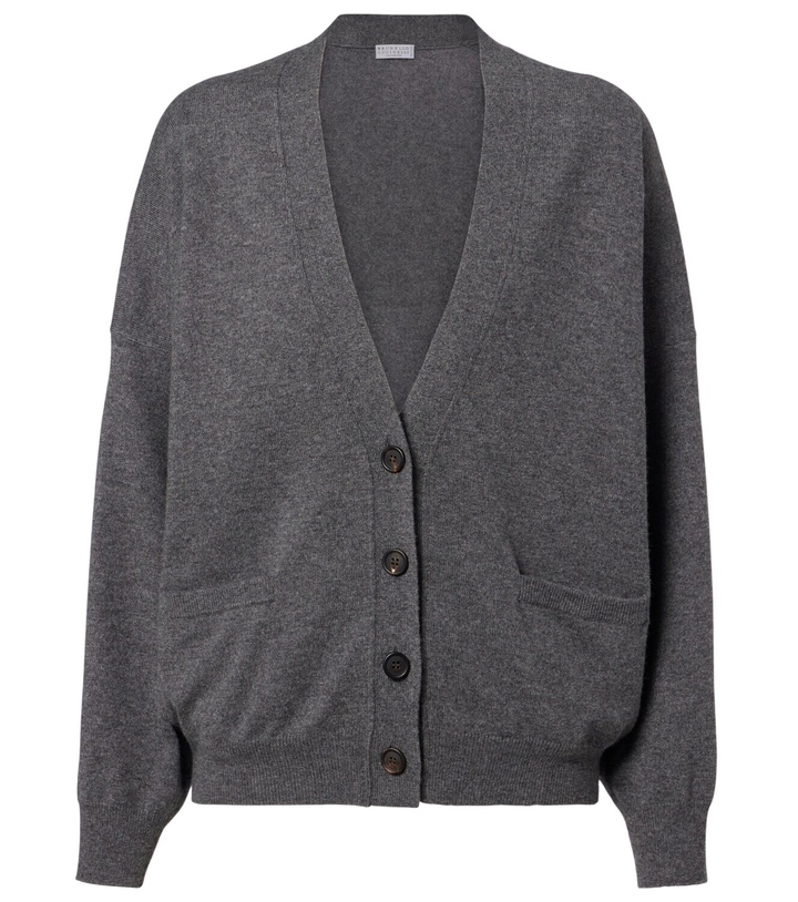 Photo: Brunello Cucinelli Cashmere cardigan