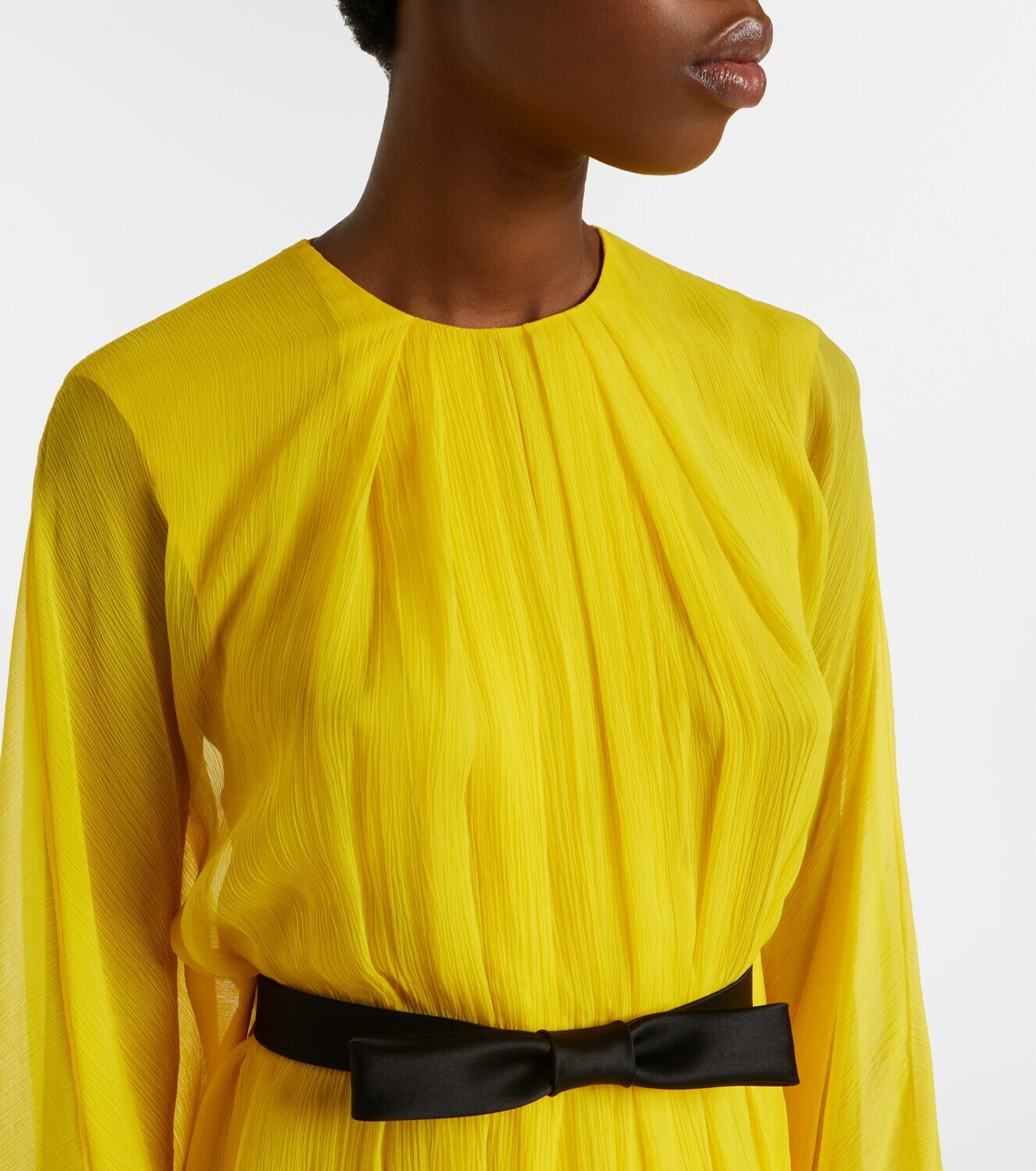 Givenchy Belted silk gown