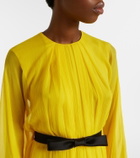 Givenchy Belted silk gown