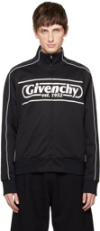 Givenchy Black Piped Track Jacket