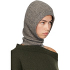 Maison Margiela Gray Wool Cotton Balaclava