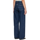 AGOLDE Navy Low Curve Jeans