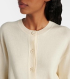 McQueen Deconstructed wool and cashmere cardigan