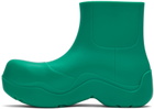 Bottega Veneta Green Puddle Boots