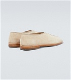 Lemaire - Piped suede loafers