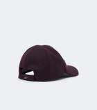 Roger Vivier Embellished wool and cashmere baseball cap