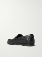 Dunhill - Heddon Flex Leather Penny Loafers - Black