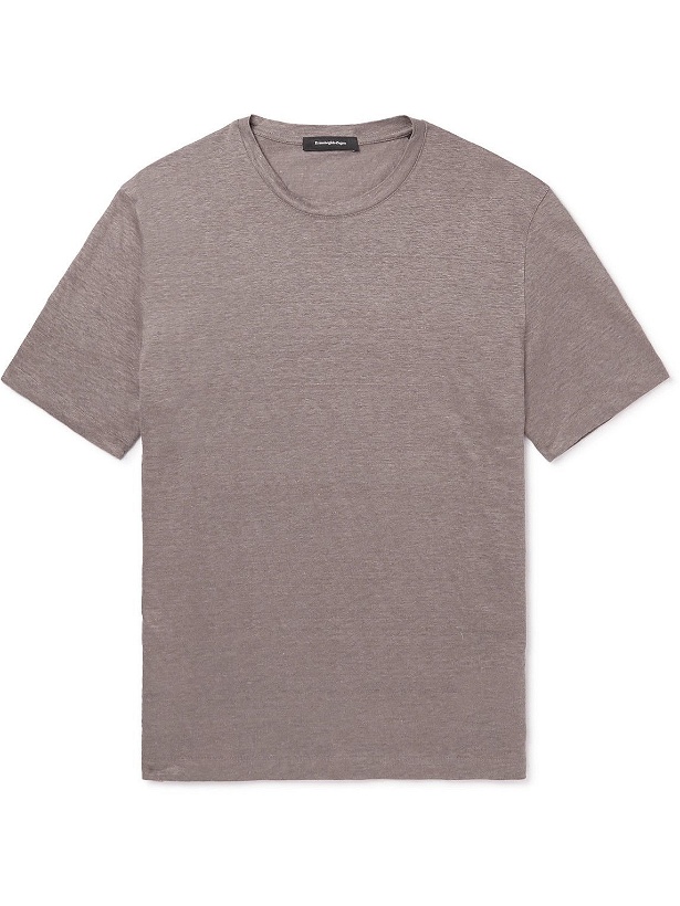 Photo: Zegna - Linen T-Shirt - Gray