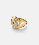 Yeprem Golden Strada 18kt gold ring with diamonds
