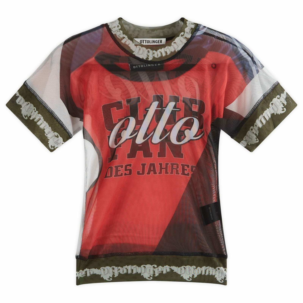 Tシャツ・カットソー OTTOLINGER 10110040105 Shirts Mesh t-shirt Ottolinger Mesh T-Shirt (Polo Print) – CNCPTS