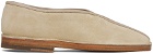LEMAIRE Beige Flat Piped Slippers