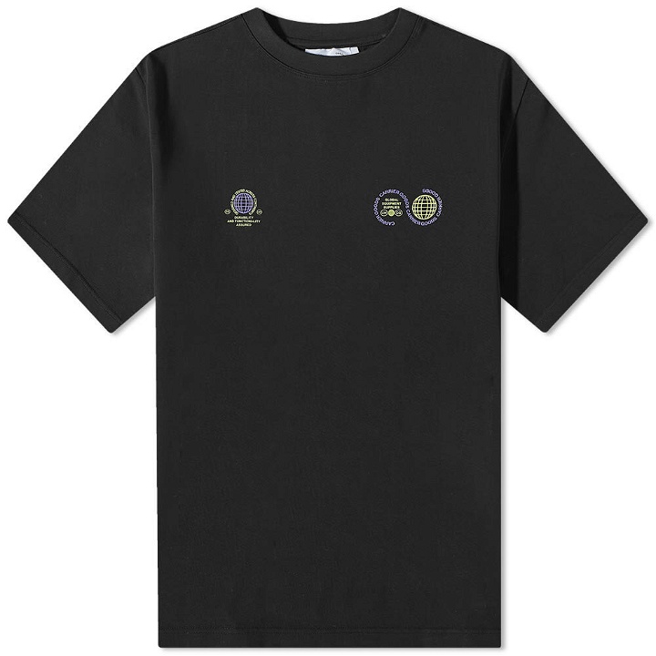 Photo: Carrier Goods Men's Globe T-Shirt in Black
