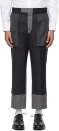Thom Browne Gray Deconstructed Trousers
