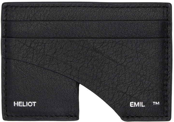 Photo: HELIOT EMIL Black Limited Edition Cutout Card Holder