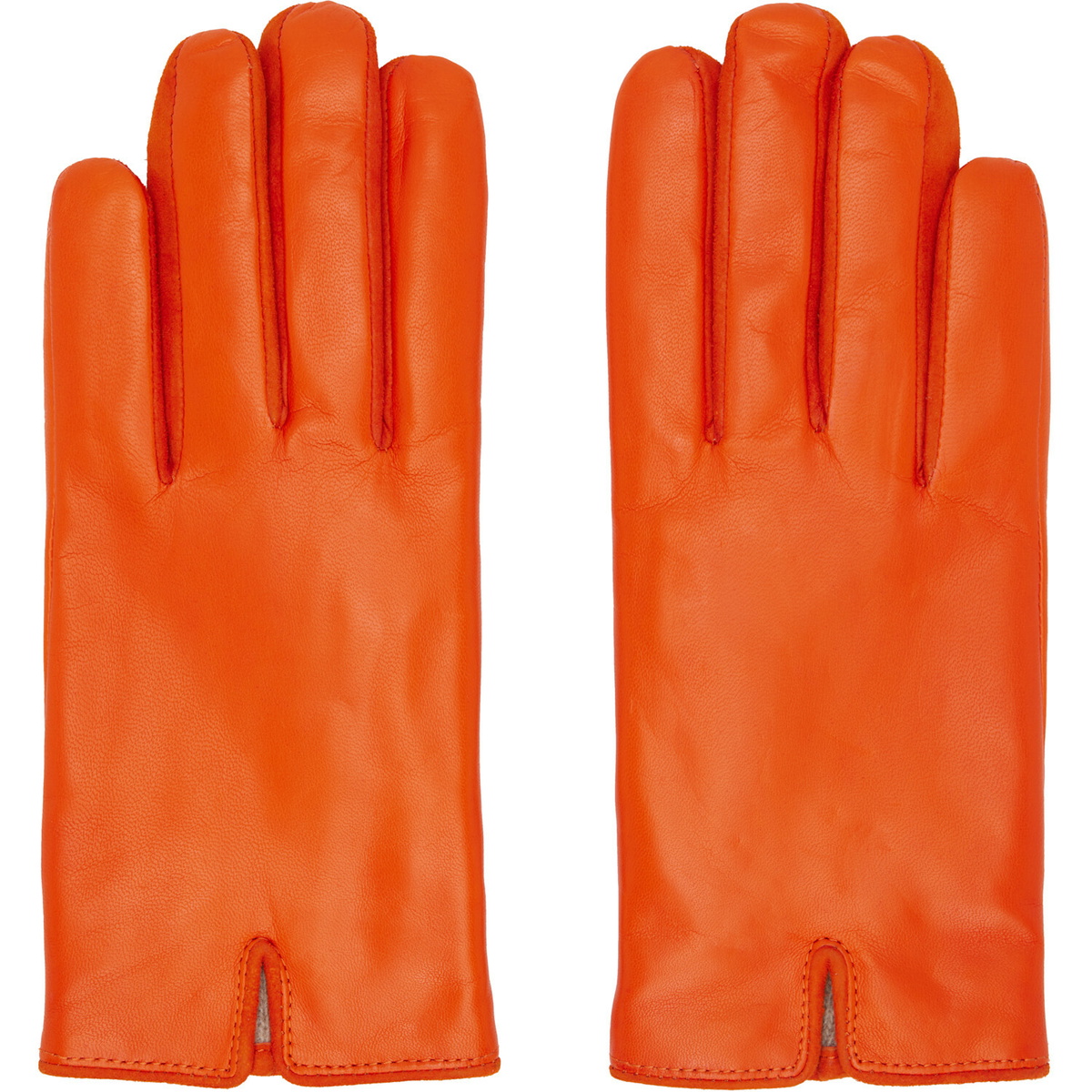 Handsome Stockholm SSENSE Exclusive Orange Essentials Gloves
