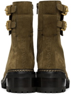 See by Chloé Khaki Mallory Combat Boots