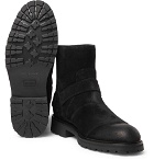 Belstaff - Trialmaster Waxed-Suede Boots - Men - Black