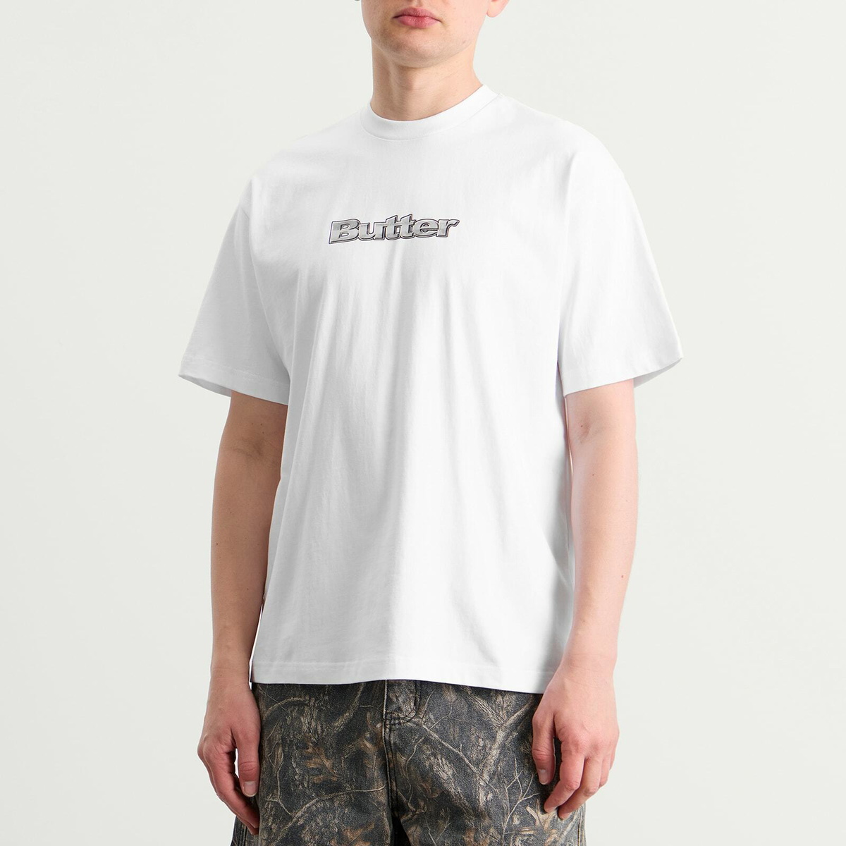 Butter Goods Men's Alloy Logo T-Shirt in White