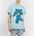 AMIRI - Printed Tie-Dyed Cotton-Jersey T-Shirt - Blue