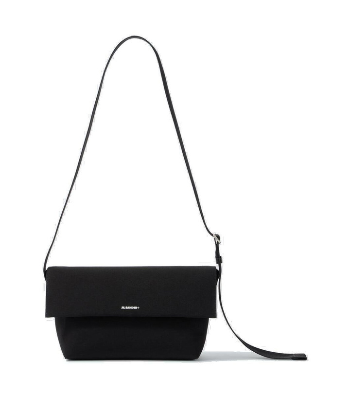Photo: Jil Sander Logo canvas crossbody bag