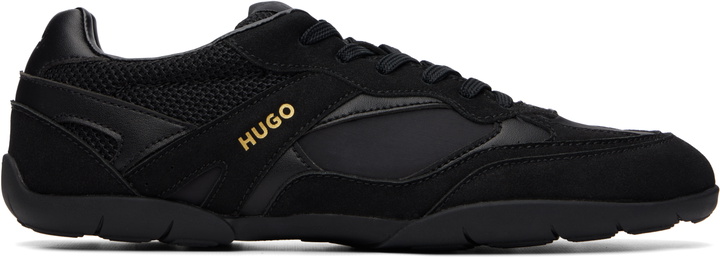 Photo: Hugo Black Mixed-Material Sneakers