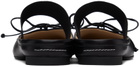 MM6 Maison Margiela Black Anatomic Slippers