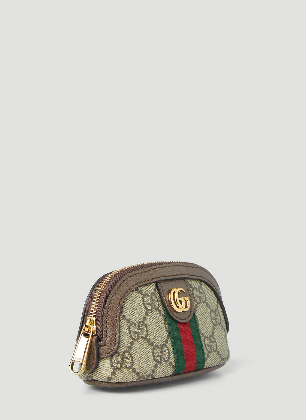 Ophidia GG Keychain Coin Purse in Beige Gucci