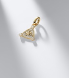 FoundRae Resilience Blossoms 18kt gold pendant with diamonds