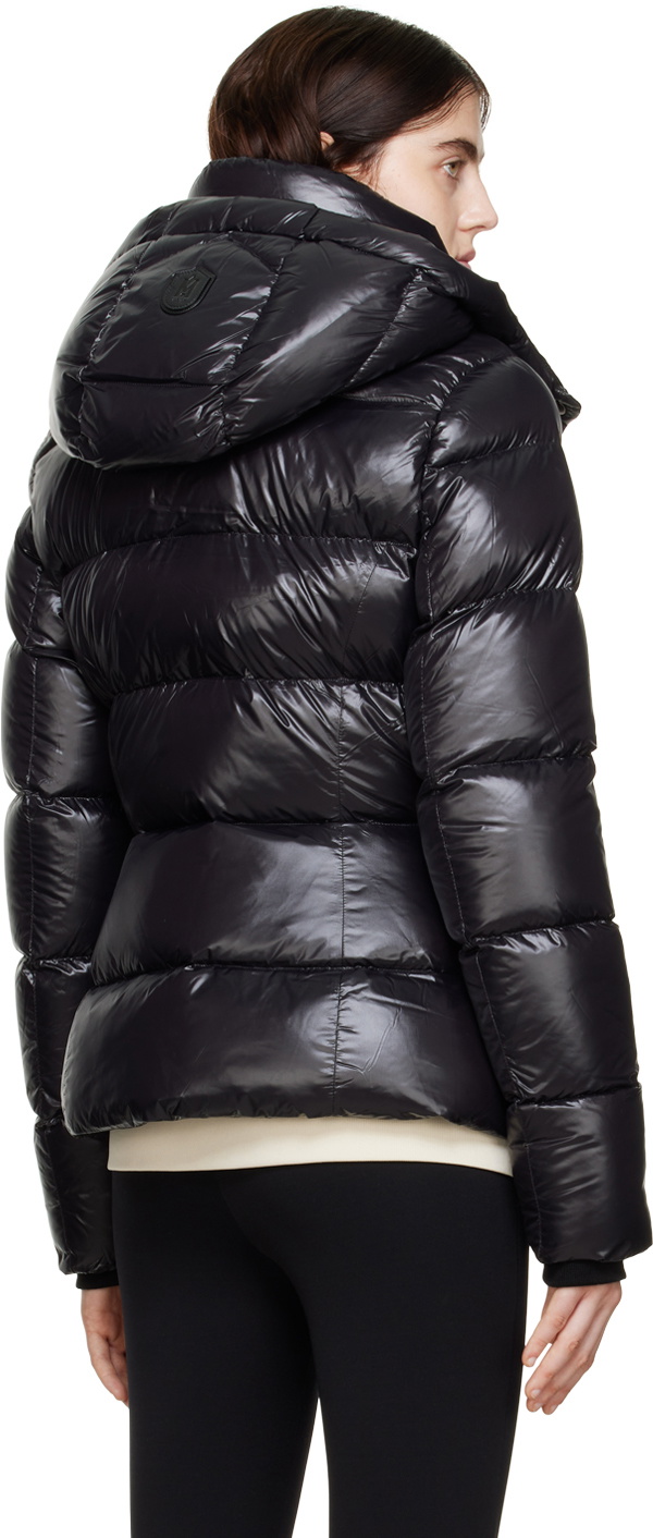 ■Mackage■ Madalynダウンジャケット Black Madalyn, Lustrous light down jacket with hood for ladies