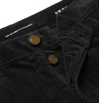 SAINT LAURENT - Cotton-Corduroy Trousers - Black