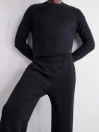 Mr P. - Straight-Leg Cashmere Sweatpants - Black