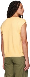 Sporty & Rich Yellow Oversized Vest