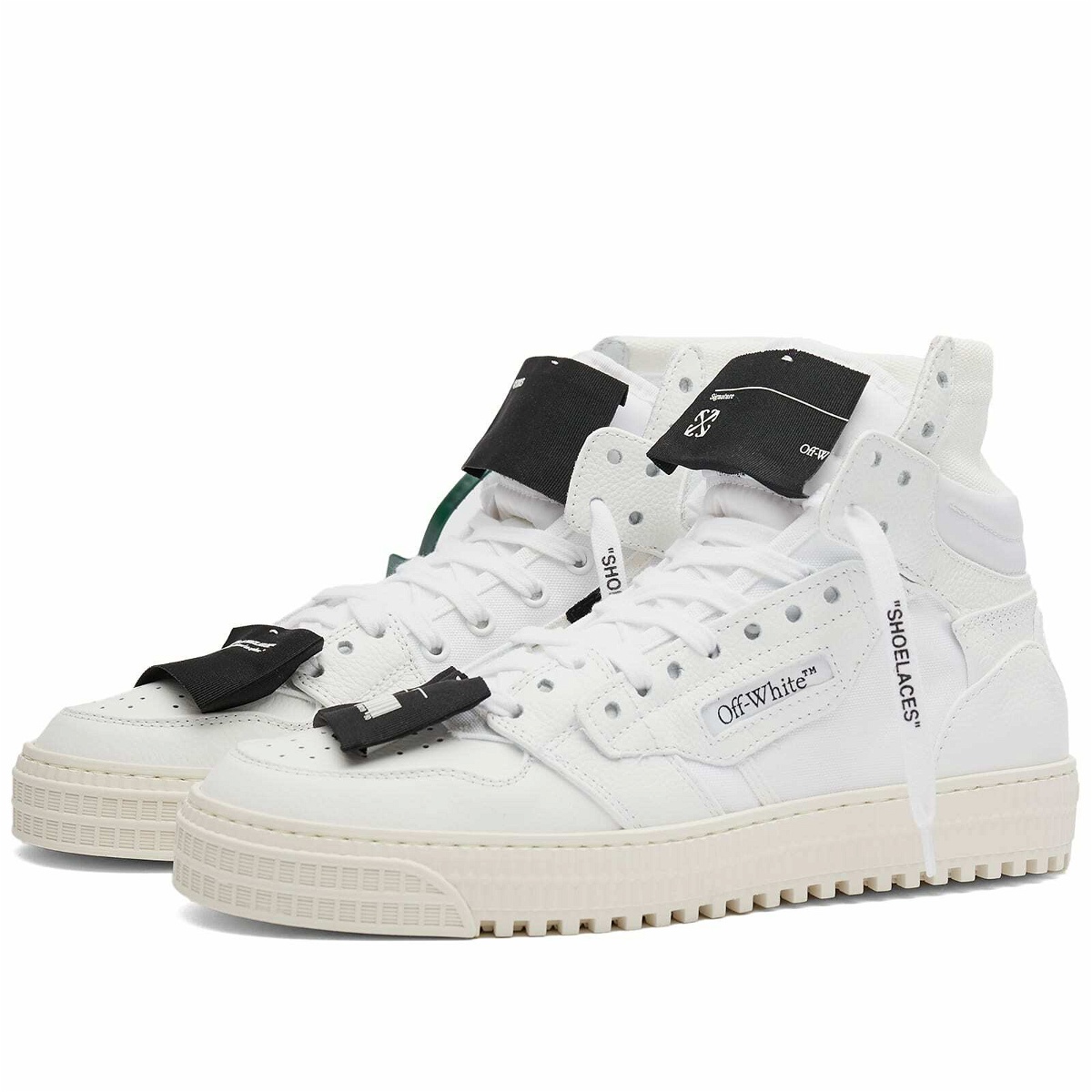 Photo: Off-White Women's 3.0 Off Court Calf Leather Sneakers in White